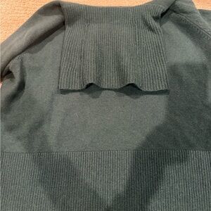 Athleta Forest Green Merino Wool Sweater